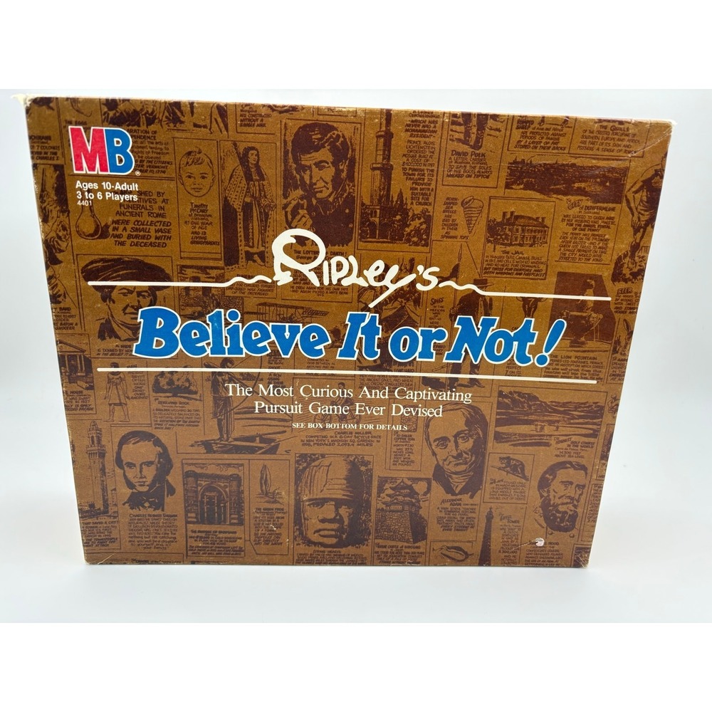 Ripley's Believe It or Not! Vintage 1984‎ Milton Bradley Trivia Game Complete